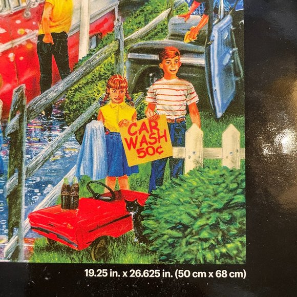 Kodak 1000 piece Puzzle Car Wash Saturday - Picture 4 of 5